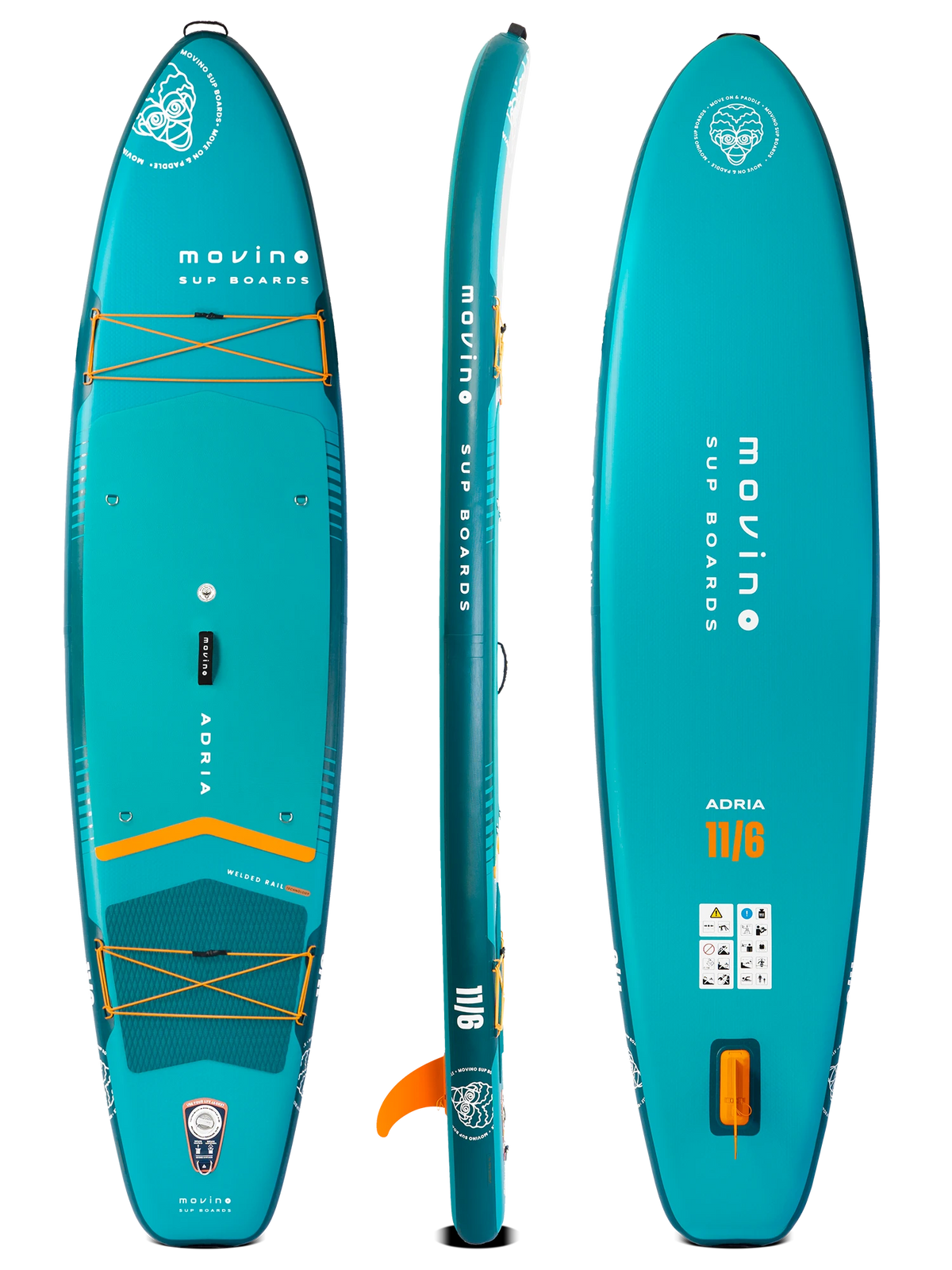 Movino Adria (turquoise-oranje)