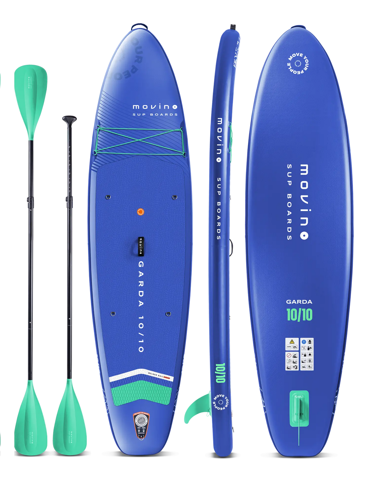 Movino GARDA Allround 10'10'' (blauw-mintgroen)