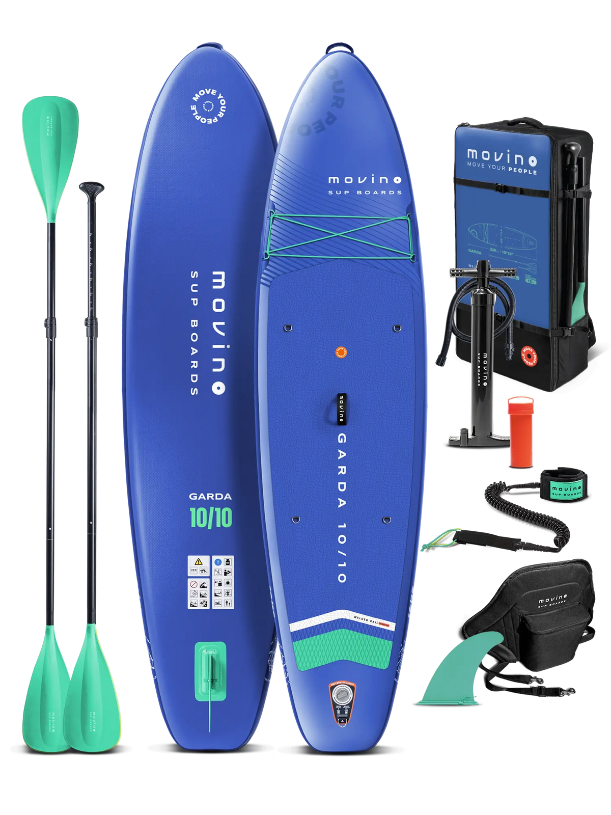 Movino GARDA Allround 10'10'' (blauw-mintgroen)