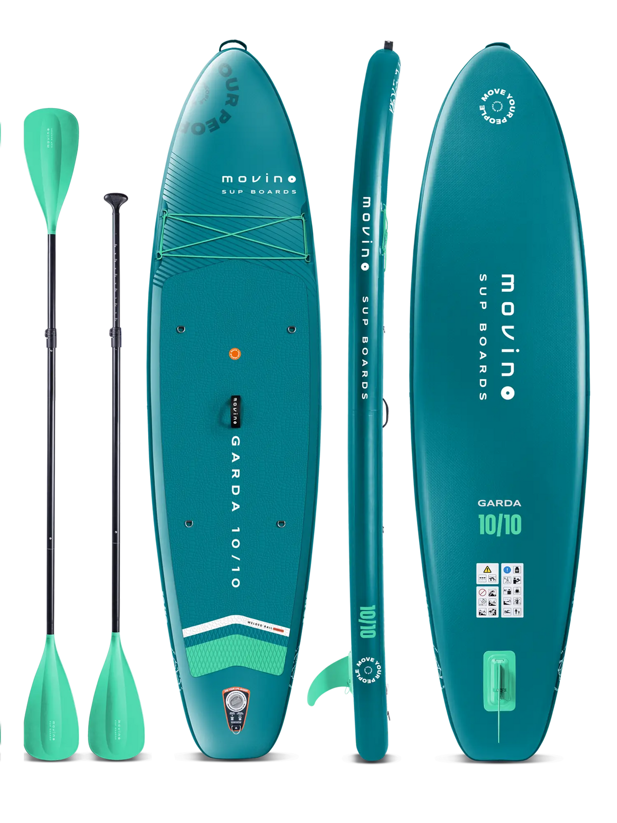 Movino GARDA Allround 10'10'' (blauwgroen-muntgroen)