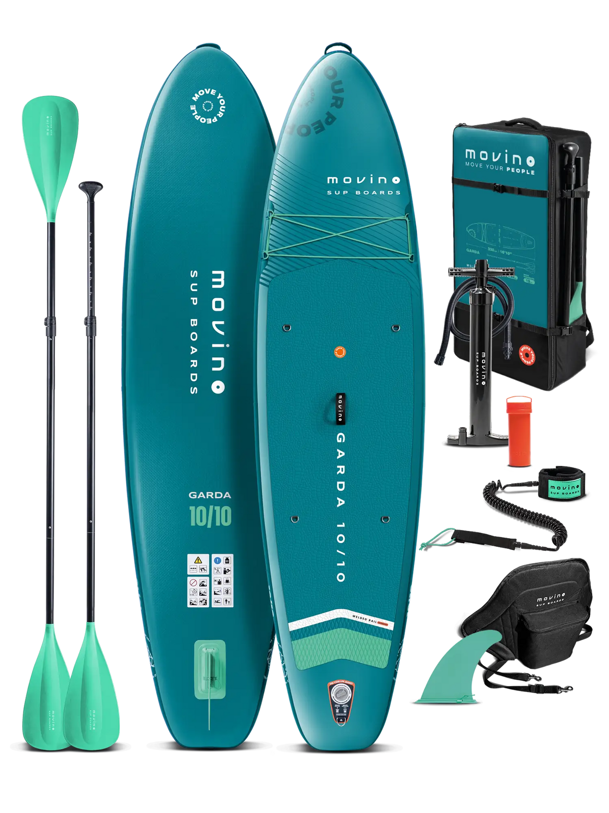 Movino GARDA Allround 10'10'' (blauwgroen-muntgroen)