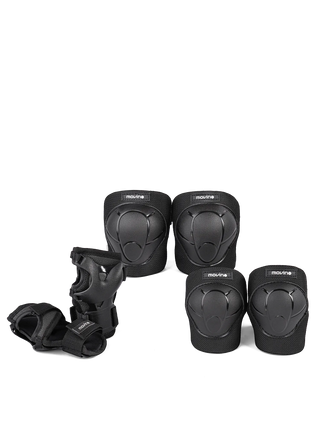 Movino 3-Pack Protective Pad Set for Children (black)