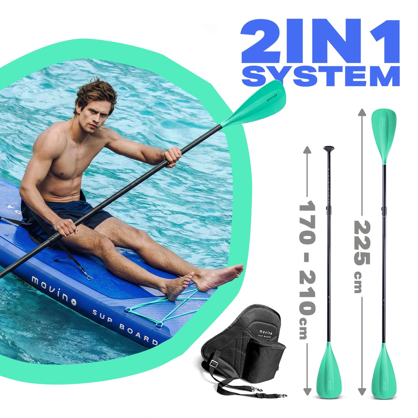 Movino GARDA Allround 10'10'' (blue-mint)